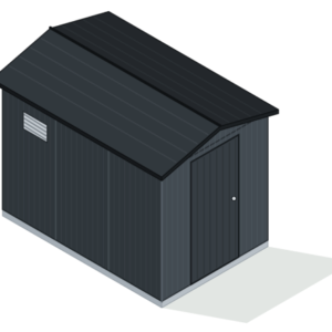 Insulated Steel Shed 3 x 2 m